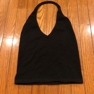 halter neck crop top